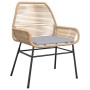 Juego de comedor de jardín 7 pzas con cojines ratán PE marrón von , Gartensets - Ref: Foro24-3334476, Preis: 593,81 €, Rabatt: %