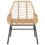 Juego de comedor jardín 3 piezas ratán sintético vidrio marrón by , Garden sets - Ref: Foro24-3334443, Price: 234,21 €, Disco...