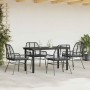 Juego de comedor jardín 5 piezas cojines ratán sintético negro by , Garden sets - Ref: Foro24-3334550, Price: 362,17 €, Disco...