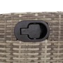Set comedor jardín 7 pzas y cojines ratán sintético gris by , Garden sets - Ref: Foro24-3213370, Price: 981,65 €, Discount: %