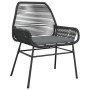 Juego de comedor jardín 5 piezas cojines ratán sintético negro von , Gartensets - Ref: Foro24-3334565, Preis: 378,21 €, Rabat...