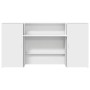 Mostrador de recepción blanco 200x50x103,5 cm madera ingeniería von , Schreibtische - Ref: Foro24-3324214, Preis: 315,91 €, R...