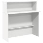 Mostrador de recepción blanco 200x50x103,5 cm madera ingeniería von , Schreibtische - Ref: Foro24-3324214, Preis: 315,91 €, R...