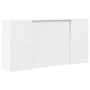 Mostrador de recepción blanco 200x50x103,5 cm madera ingeniería von , Schreibtische - Ref: Foro24-3324214, Preis: 315,91 €, R...
