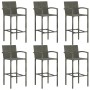 Gartenbar-Set 7-teilig grau von vidaXL, Gartensets - Ref: Foro24-3068018, Preis: 588,35 €, Rabatt: %