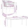 Juego comedor jardín 9 pzas cojines ratán sintético marrón von , Gartensets - Ref: Foro24-3334512, Preis: 560,22 €, Rabatt: %