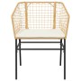 Juego de comedor de jardín 7 pzas con cojines ratán PE marrón von , Gartensets - Ref: Foro24-3334510, Preis: 379,41 €, Rabatt: %