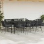 Set de comedor jardín 9 piezas cojines ratán polivinílico negro von , Gartensets - Ref: Foro24-3334519, Preis: 771,85 €, Raba...