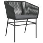 Set de comedor jardín 9 piezas cojines ratán polivinílico negro von , Gartensets - Ref: Foro24-3334519, Preis: 771,85 €, Raba...