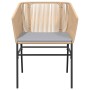 Juego de comedor de jardín 7 pzas con cojines ratán PE marrón by , Garden sets - Ref: Foro24-3334525, Price: 638,96 €, Discou...