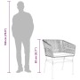 Juego comedor jardín 7 pzas cojines ratán sintético vidrio gris by , Garden sets - Ref: Foro24-3334531, Price: 516,43 €, Disc...