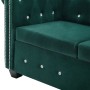 Sofá chesterfield de 2 plazas de terciopelo 146x75x72 cm verde von , Sofas - Ref: Foro24-247149, Preis: 434,93 €, Rabatt: %