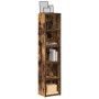 Estantería para CD 2 uds madera roble ahumado 21x16x93,5 cm by , CD and DVD storage - Ref: Foro24-815318, Price: 52,16 €, Dis...
