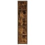 Estantería para CD 2 uds madera roble ahumado 21x16x93,5 cm by , CD and DVD storage - Ref: Foro24-815318, Price: 52,16 €, Dis...