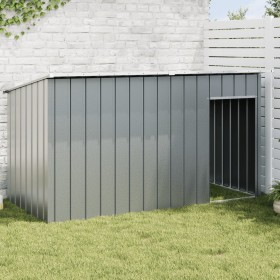 Caseta perros con tejado acero galvanizado gris 196x91x110 cm von , Hundehütten - Ref: Foro24-172575, Preis: 207,30 €, Rabatt: %