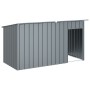Caseta perros con tejado acero galvanizado gris 196x91x110 cm von , Hundehütten - Ref: Foro24-172575, Preis: 214,38 €, Rabatt: %
