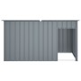 Caseta perros con tejado acero galvanizado gris 196x91x110 cm von , Hundehütten - Ref: Foro24-172575, Preis: 214,38 €, Rabatt: %