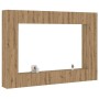 Mueble para TV de pared madera contrachapada artesanal 8 piezas von , TV-Möbel - Ref: Foro24-3328978, Preis: 512,97 €, Rabatt: %