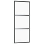 Puerta corredera con juego herrajes negro 76x205 cm ESG vidrio von , Türen - Ref: Foro24-3375781, Preis: 214,15 €, Rabatt: %