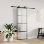 Puerta corredera con juego herrajes negro 76x205 cm ESG vidrio von , Türen - Ref: Foro24-3375797, Preis: 209,71 €, Rabatt: %