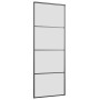 Puerta corredera con juego herrajes negro 76x205 cm ESG vidrio von , Türen - Ref: Foro24-3375797, Preis: 209,71 €, Rabatt: %