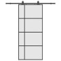 Puerta corredera con set herrajes negro 90x205 cm vidrio ESG von , Türen - Ref: Foro24-3375811, Preis: 318,88 €, Rabatt: %