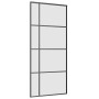 Puerta corredera con set herrajes negro 90x205 cm vidrio ESG von , Türen - Ref: Foro24-3375811, Preis: 318,88 €, Rabatt: %