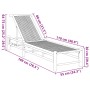 Tumbona 55x199x30 cm Bambú by , Loungers - Ref: Foro24-4108225, Price: 182,48 €, Discount: %