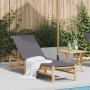 Tumbona con cojines 55x199x30 cm bambú von , Liegen - Ref: Foro24-4108227, Preis: 208,28 €, Rabatt: %