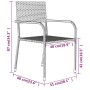 Juego de comedor de jardín 5 piezas gris von , Gartensets - Ref: Foro24-3099597, Preis: 214,05 €, Rabatt: %