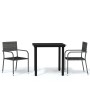 Juego de comedor para jardín 3 piezas gris von , Gartensets - Ref: Foro24-3099583, Preis: 159,48 €, Rabatt: %
