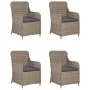 Braunes 5-teiliges Garten-Essset von vidaXL, Gartensets - Ref: Foro24-3067817, Preis: 678,92 €, Rabatt: %
