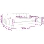 Sofá para niños de tela gris taupé 90x53x30 cm by , Baby and Toddler Furniture - Ref: Foro24-3196261, Price: 94,15 €, Discoun...