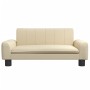 Sofá para niños de tela crema 70x45x30 cm by , Baby and Toddler Furniture - Ref: Foro24-3196268, Price: 77,97 €, Discount: %