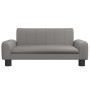 Sofá para niños de cuero sintético gris 70x45x30 cm by , Baby and Toddler Furniture - Ref: Foro24-3196277, Price: 78,38 €, Di...