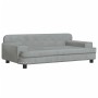 Sofá para niños de terciopelo gris claro 90x53x30 cm by , Baby and Toddler Furniture - Ref: Foro24-3196280, Price: 115,83 €, ...