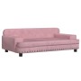 Sofá para niños de terciopelo rosa 90x53x30 cm by , Baby and Toddler Furniture - Ref: Foro24-3196282, Price: 90,99 €, Discoun...