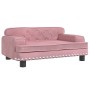 Sofá para niños de terciopelo rosa 70x45x30 cm von , Baby- und Kleinkindmöbel - Ref: Foro24-3196296, Preis: 72,41 €, Rabatt: %