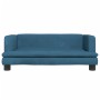 Sofá para niños de terciopelo azul 80x45x30 cm by , Baby and Toddler Furniture - Ref: Foro24-3196305, Price: 67,93 €, Discoun...