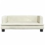 Sofá para niños de terciopelo crema 80x45x30 cm by , Baby and Toddler Furniture - Ref: Foro24-3196311, Price: 69,49 €, Discou...