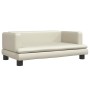 Sofá para niños de cuero sintético crema 80x45x30 cm von , Baby- und Kleinkindmöbel - Ref: Foro24-3196313, Preis: 69,70 €, Ra...