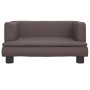 Sofá para niños de cuero sintético marrón 60x40x30 cm von , Baby- und Kleinkindmöbel - Ref: Foro24-3196326, Preis: 70,49 €, R...