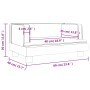 Sofá para niños de cuero sintético marrón 60x40x30 cm von , Baby- und Kleinkindmöbel - Ref: Foro24-3196326, Preis: 70,49 €, R...