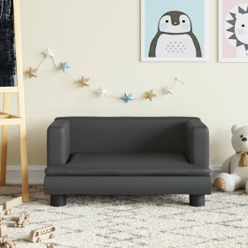 Sofá para niños de cuero sintético negro 60x40x30 cm von , Baby- und Kleinkindmöbel - Ref: Foro24-3196324, Preis: 69,51 €, Ra...