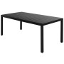 Set de comedor de jardín de 7 piezas PVC ratán negro by , Garden sets - Ref: Foro24-3060104, Price: 624,25 €, Discount: %
