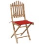 Sillas de jardín plegables 2 unidades bambú con cojines von , Gartenstühle - Ref: Foro24-3063993, Preis: 117,20 €, Rabatt: %