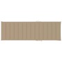 Tumbona doble y cojines beige madera pino impregnada de , Tumbonas - Ref: Foro24-3065882, Precio: 216,11 €, Descuento: %