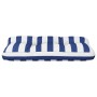 Cojín para palés tela a rayas azul y blanco 80x40x12 cm by , Cushions for chairs and sofas - Ref: Foro24-360616, Price: 26,18...