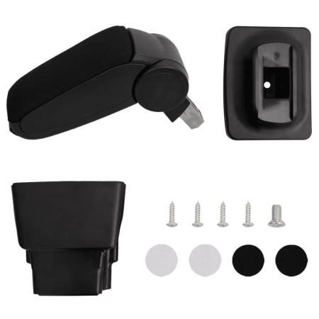 Reposabrazos para coche ABS negro 16x32x(35-50,5) cm by , Motor vehicle seats - Ref: Foro24-154680, Price: 38,90 €, Discount: %