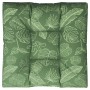 Cojín para palés tela estampado de hojas 80x80x12 cm by , Cushions for chairs and sofas - Ref: Foro24-360510, Price: 51,35 €,...